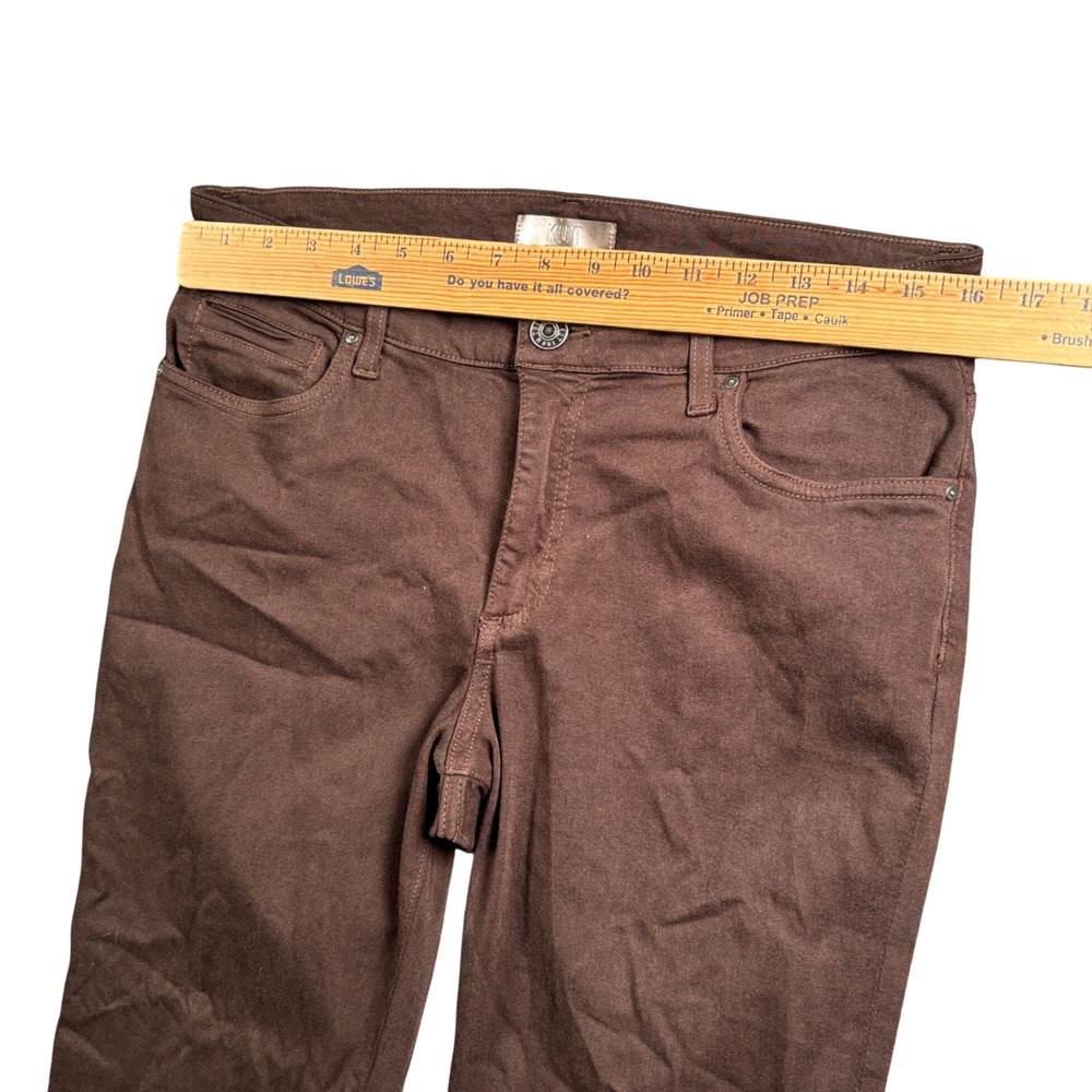Kut from the Kloth Catherine Slim Boyfriend Jeans Women 10 Brown Stretch - Picture 6 of 10